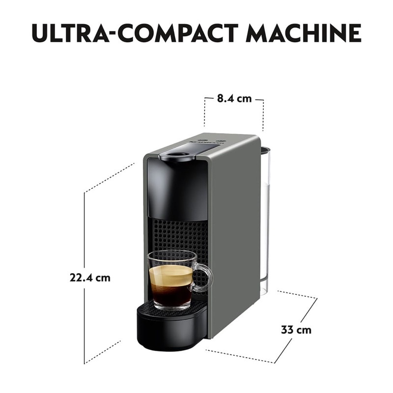 Nespresso Essenza Mini White Coffee Machine (C30-ME-GR-NE2) | Shopee ...