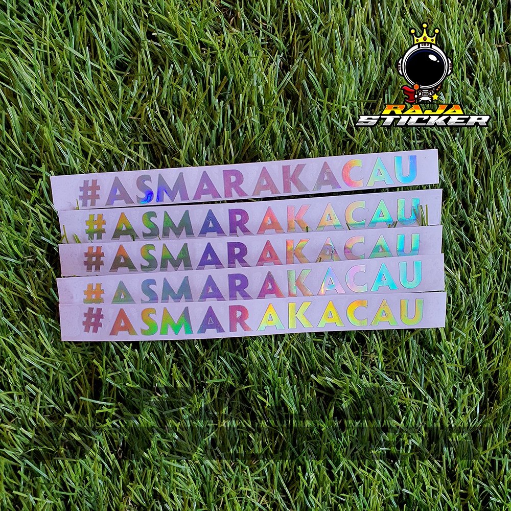 Viral Hologram Sticker Messed Love Sticker Motorcycle Sticker helmet ...