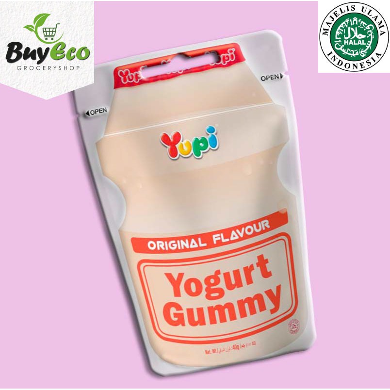 (Halal) YUPI YOGURT GUMMY (Original / Mixed Berries / Melon & Peach
