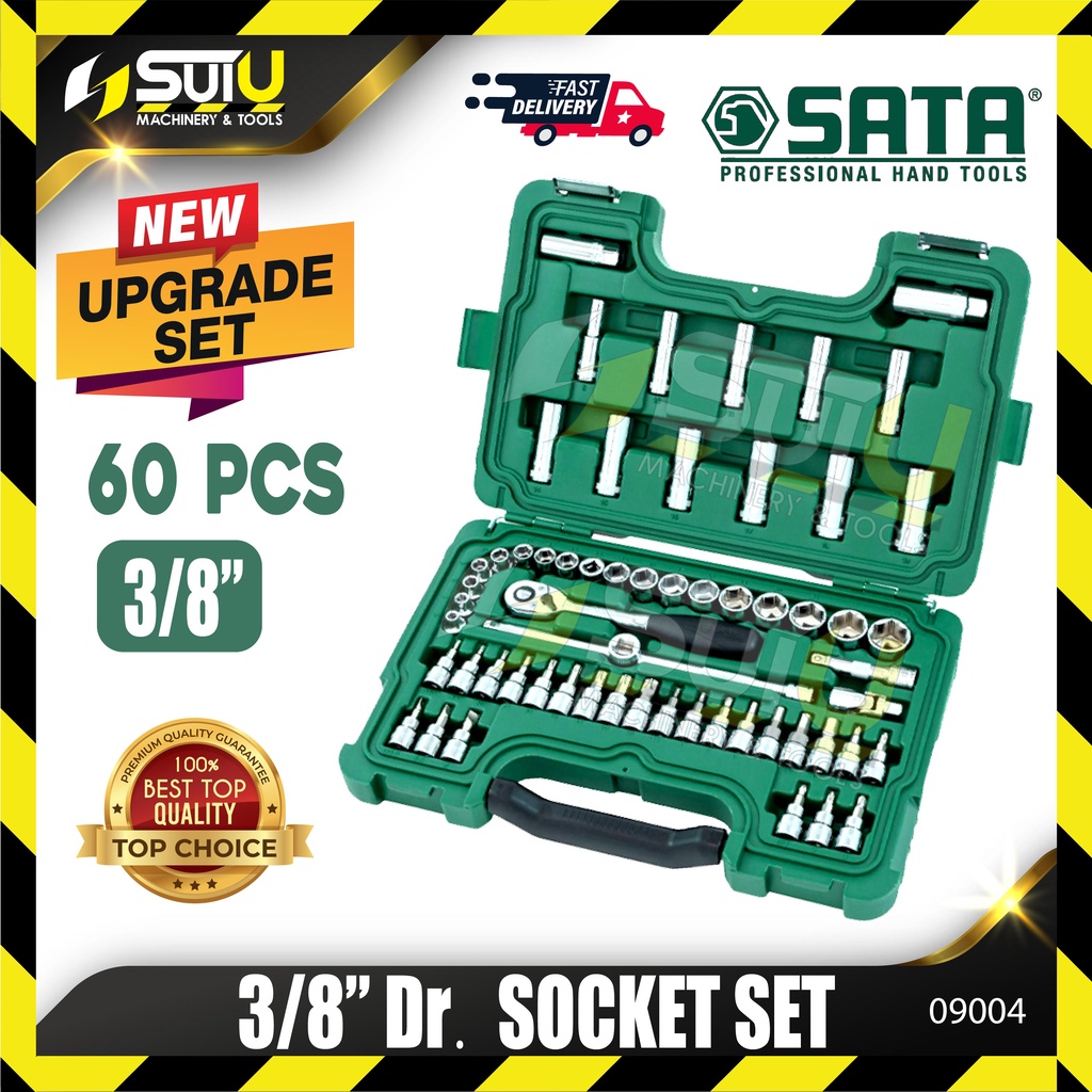 SATA 09004 60pcs 3/8” Dr. Socket Set | Shopee Malaysia