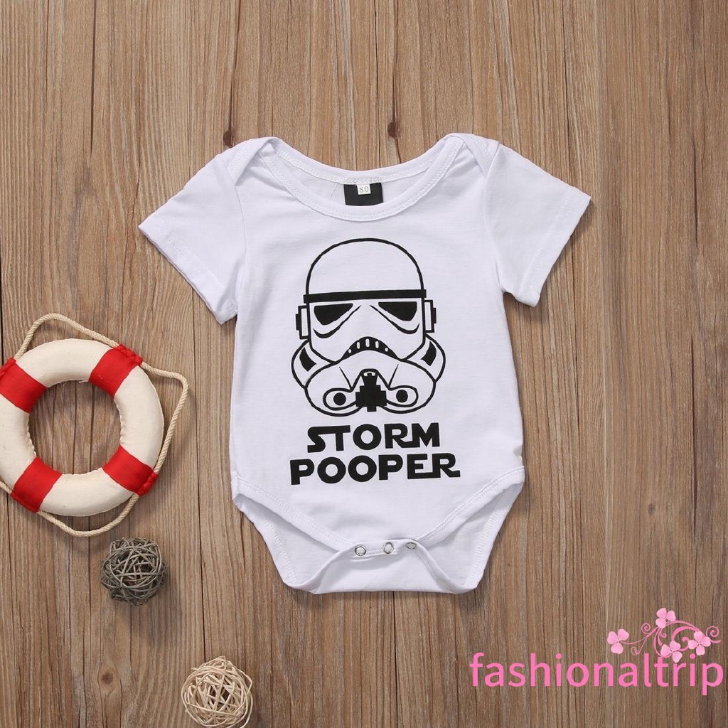 Newborn Star Wars Infant Baby Boy Bodysuit Romper Jumpsuit Clothes Outfits Shopee Malaysia