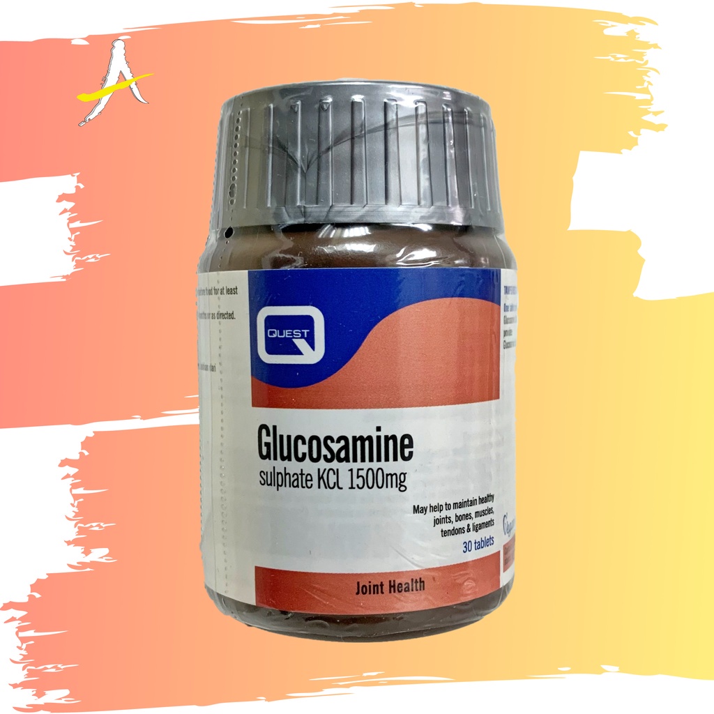 Quest Glucosamine Sulphate KCL 1500mg 30's Shopee Malaysia
