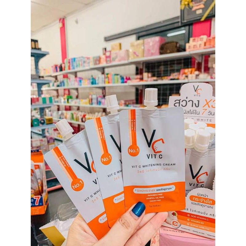 Vc Vit C Cream with C Nong Chat Cream 7g from Thailand | Shopee Malaysia