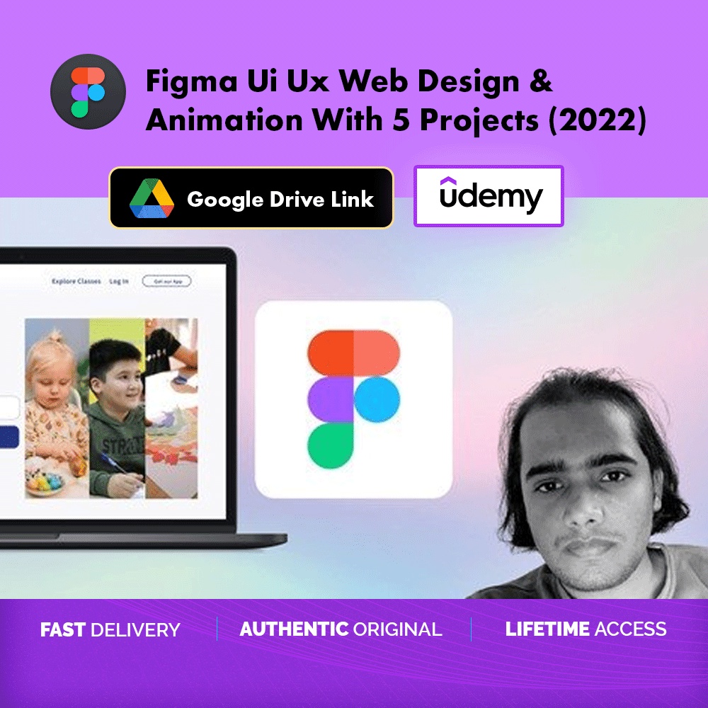 Figma Course- Figma Ui Ux Web Design & Animation With 5 Projects- Learn ...