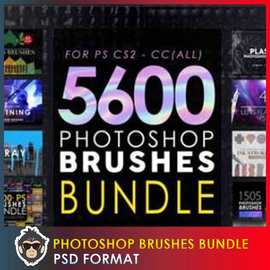 5600 Photoshop Brushes Bundle | Shopee Malaysia
