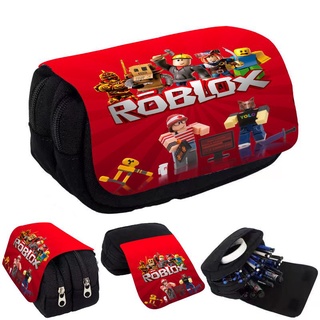 Game Roblox Double-Layer Pencil Bag Roblox Pencil Box Elementary And Middle  School Students Children's Pencil Bag Stationery Box 