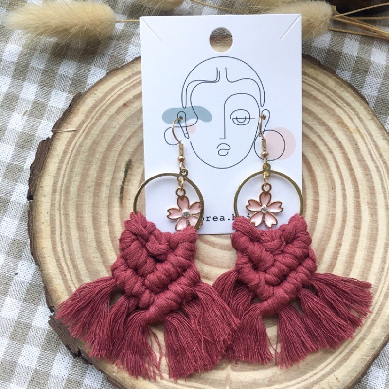 Macrame deals earrings paparazzi