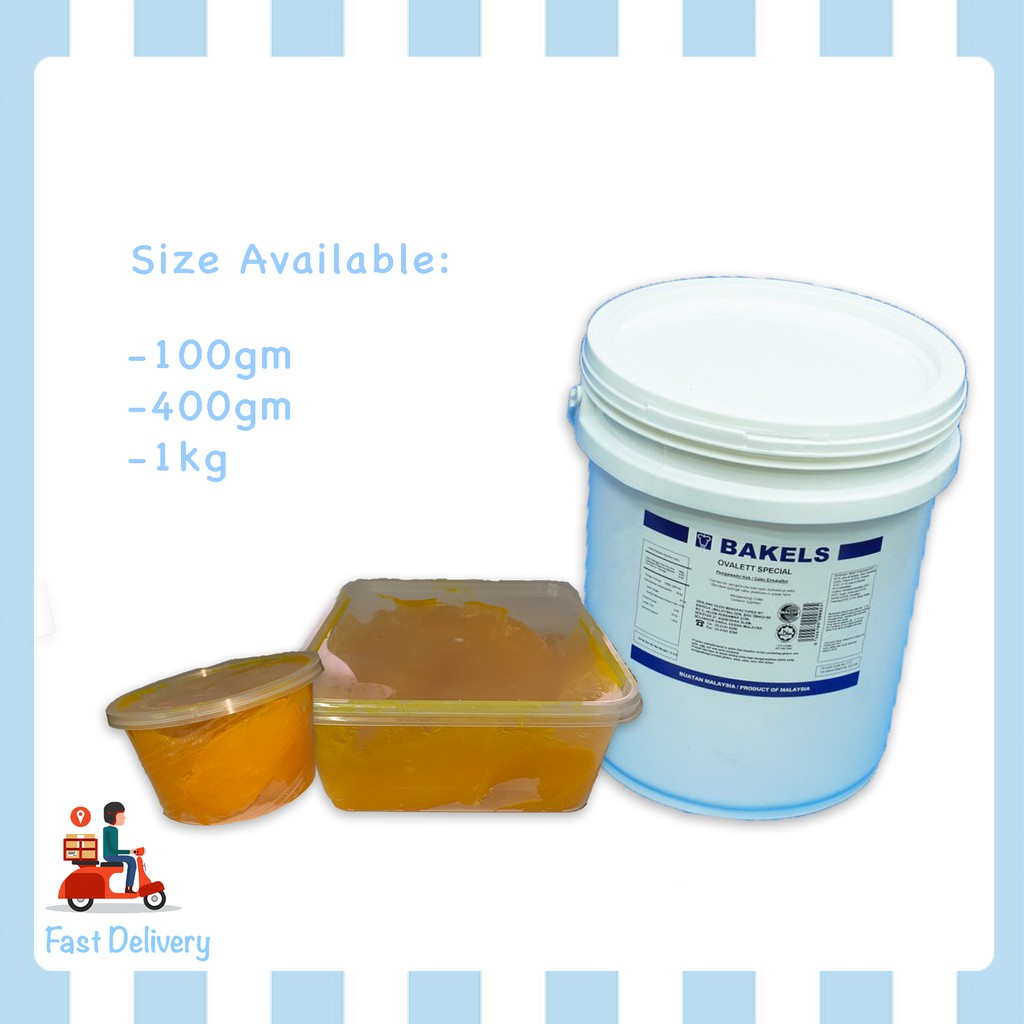 BAKELS OVALET SPECIAL CAKE STABLIZER/OVALETTE/ FINO CAKE GEL (SPONGE