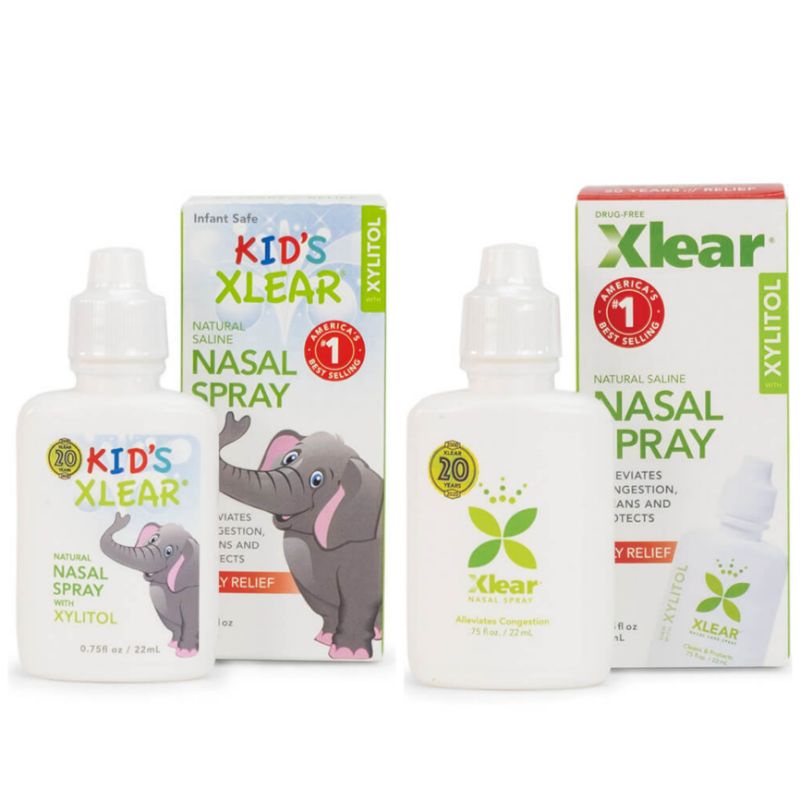 Xlear, Kid's and Adult's Xlear, Saline Nasal Spray with Xylitol, Daily