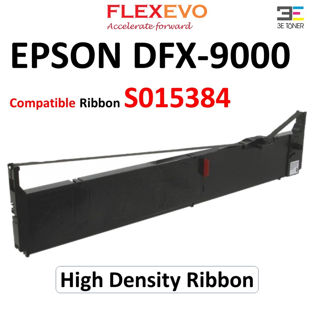 Compatible Epson DFX 9000 DFX9000 DXF-9000 S015384 Black Ribbon ...