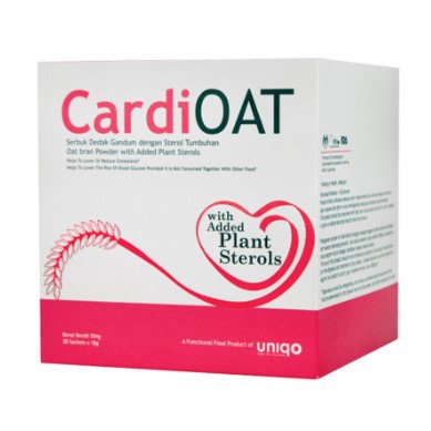 Uniqo CardiOAT Cardi Oat Bran Powder with Added Plant Sterols 18gX28’s ...