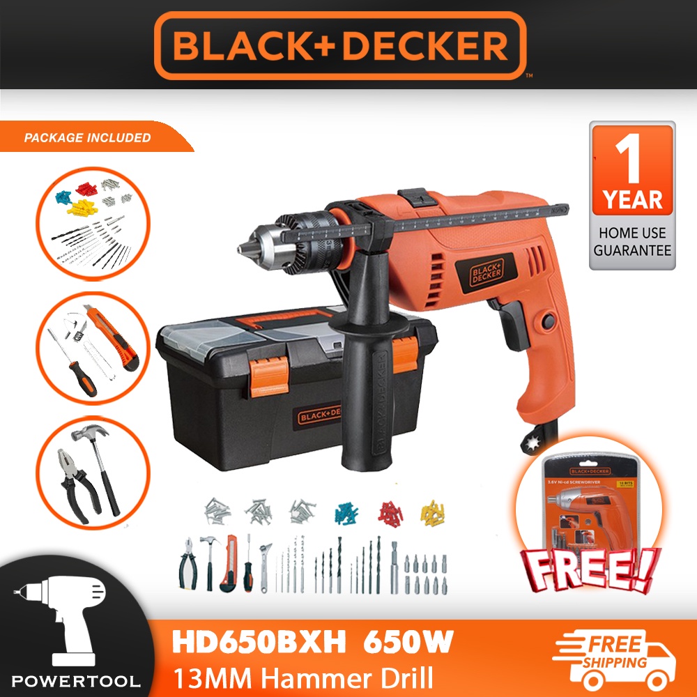 Black and decker store 650w drill