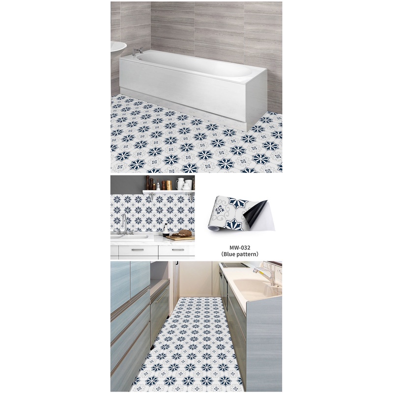 7.87 *118.11 inch DIY Floor Stickers Self-adhesive Kitchen Waterproof ...