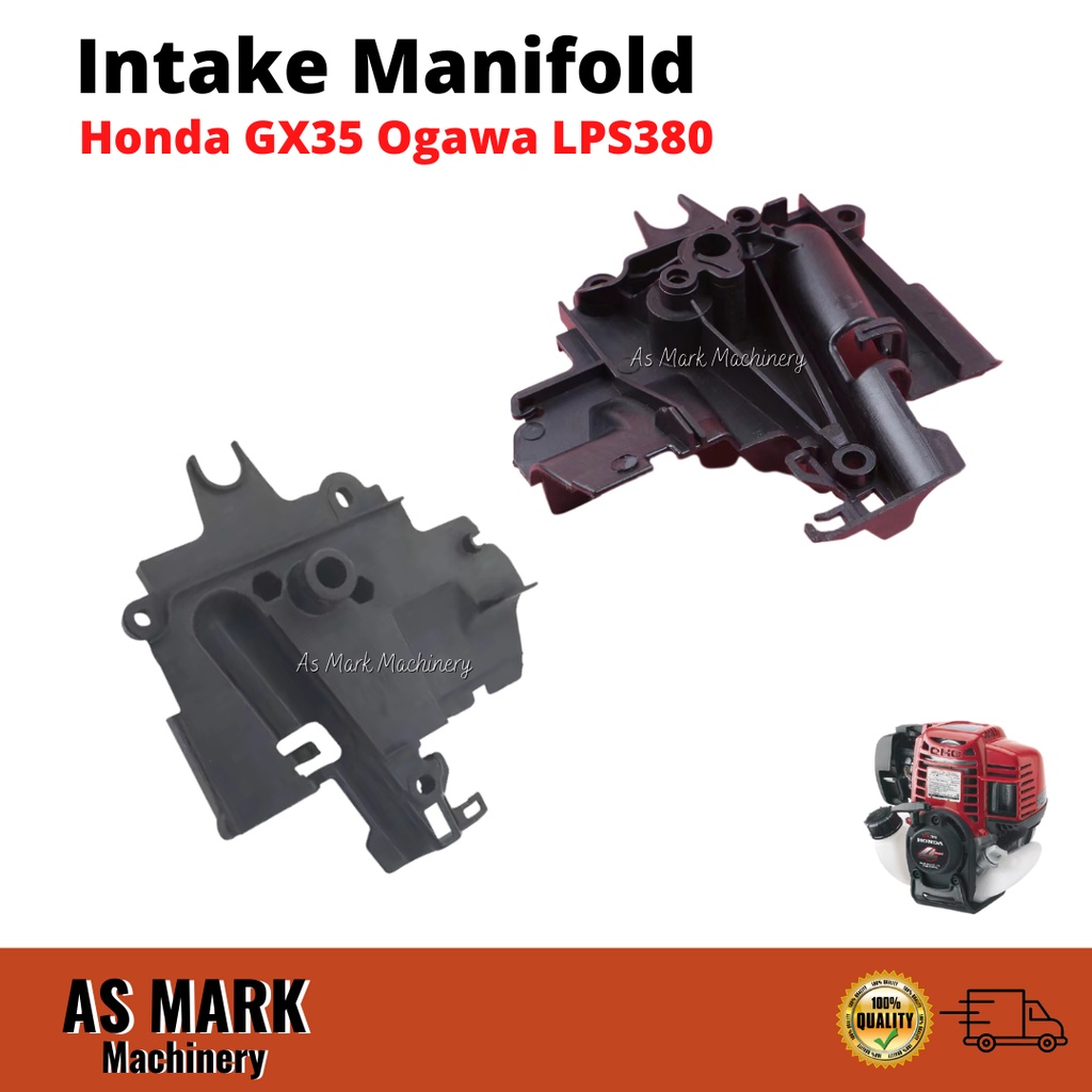 Honda GX35 Carburetor Intake Manifold LPS380 TKM Brush Cutter Mesin