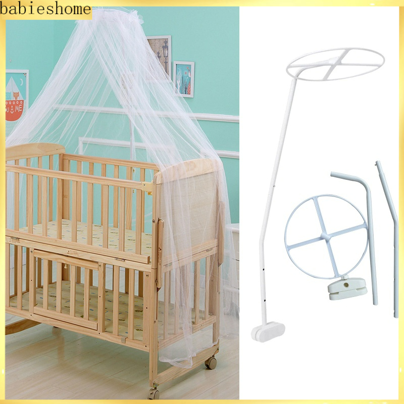 Crib best sale canopy stand