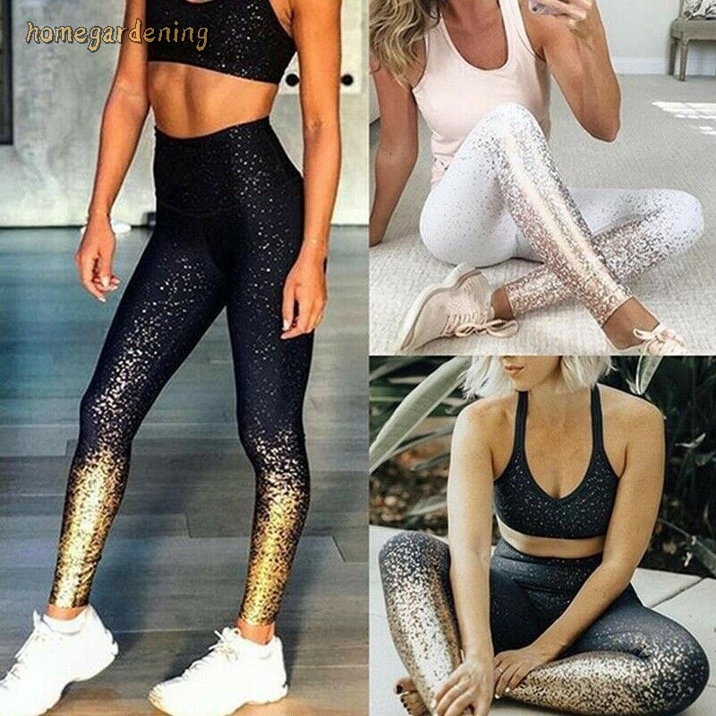 Women's - Running Sprint Leggings in Black Ombre