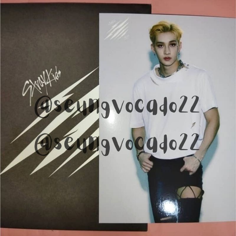 Stray kids Japan Scars Official Merch (Trading card Bang Chan) | Shopee ...