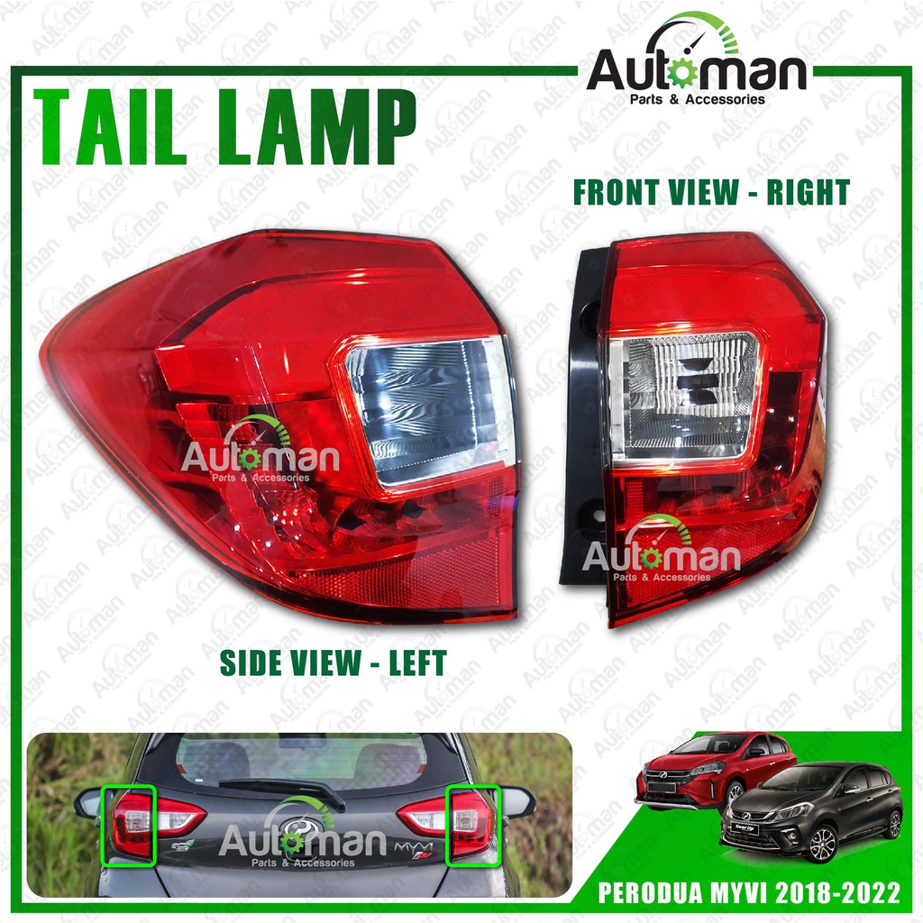 Perodua Myvi 2018 - 2022 Car Taillight Light Tail Lamp Taillamp Rear ...