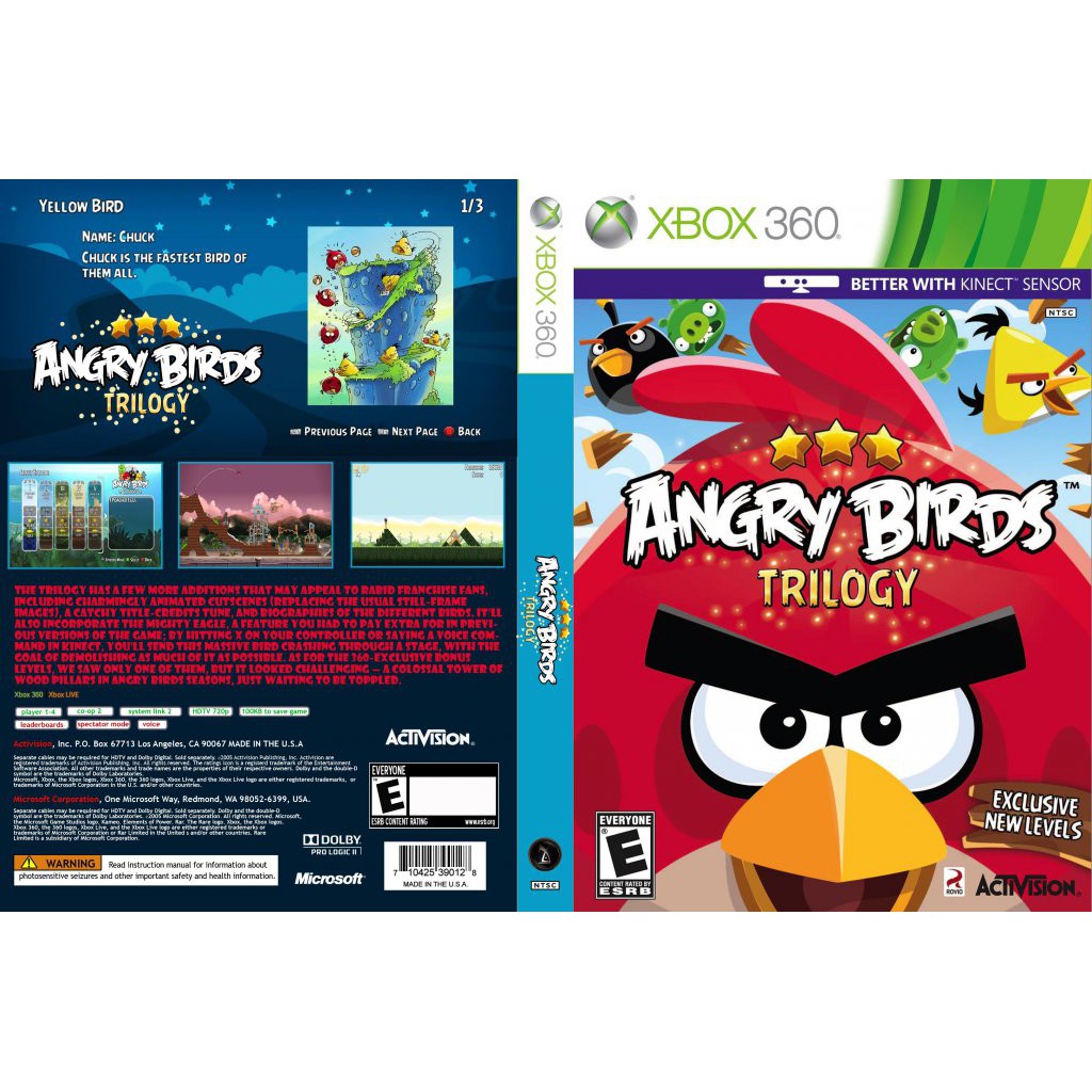 Angry birds trilogy clearance xbox one