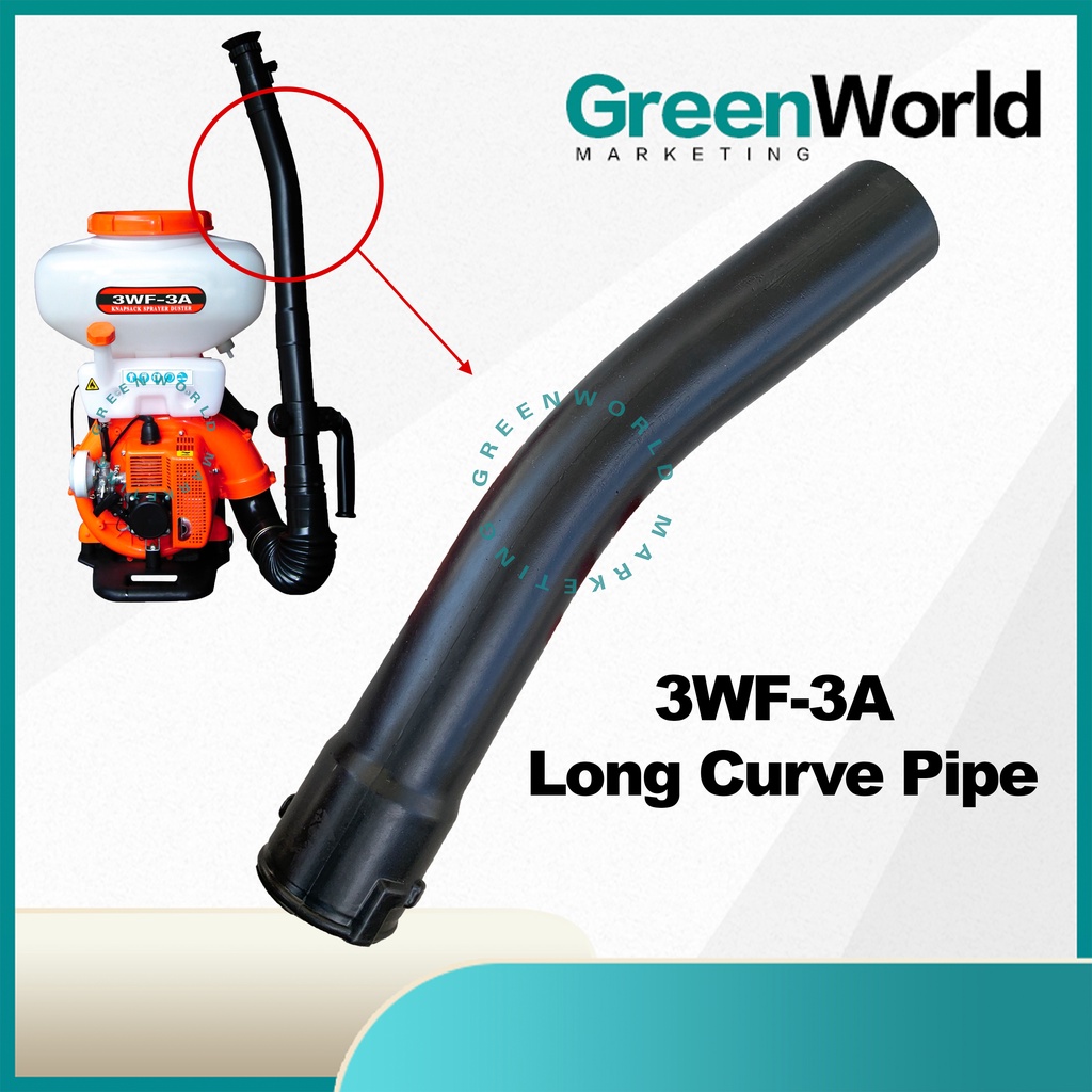 3WF-3A Long Curve Pipe Joint Mesin Sembur Padi Mist Blower 3WF-3A Pam ...