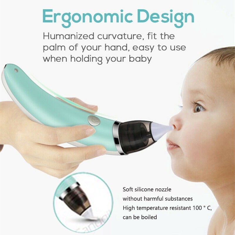 Baby Nasal Aspirator Baby Nose Sucker Electric Nose Suction For Baby