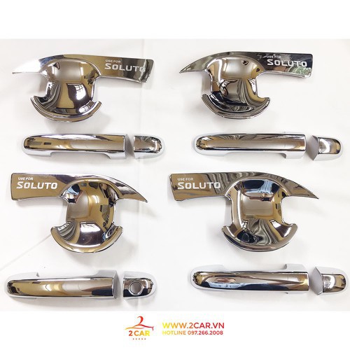 Kia SOLUTO 201920202021 handle panels, recesses / chromeplated car