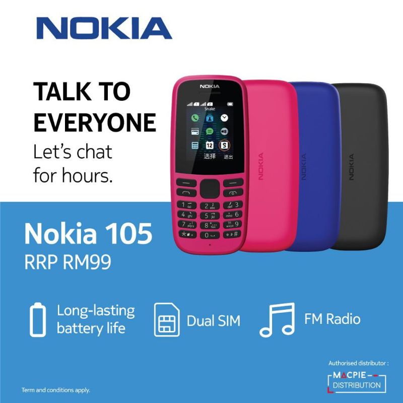 📢📢 [SABAH] 💯 ORIGINAL NOKIA N105 | Shopee Malaysia