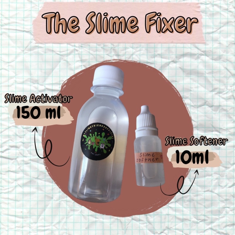 The Slime Fixer (Activator and Softener) 150ml&10ml | Shopee Malaysia