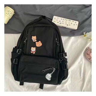 Ready Stock School Bag Korean-Style Japanese Middle School Student  Schoolbag Female High SchoolinsShoulder Bag Bag Student Backpack