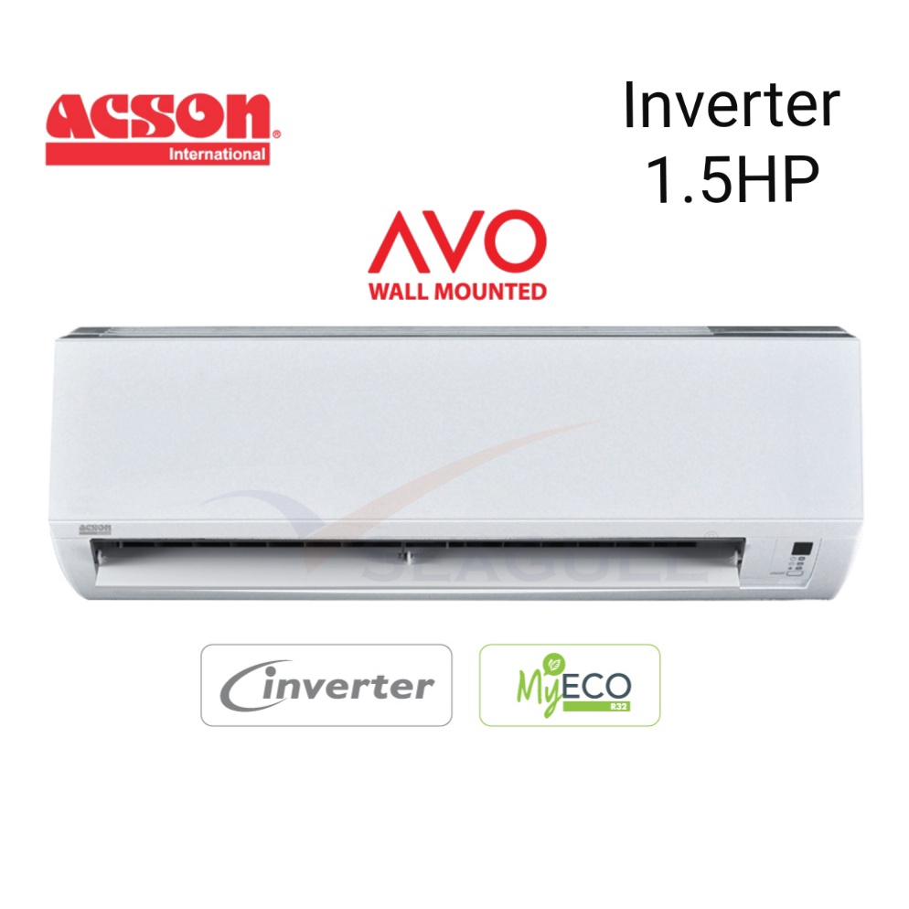 (READY STOCK) ACSON R32 1.5HP Standard Inverter Air Conditioner ...