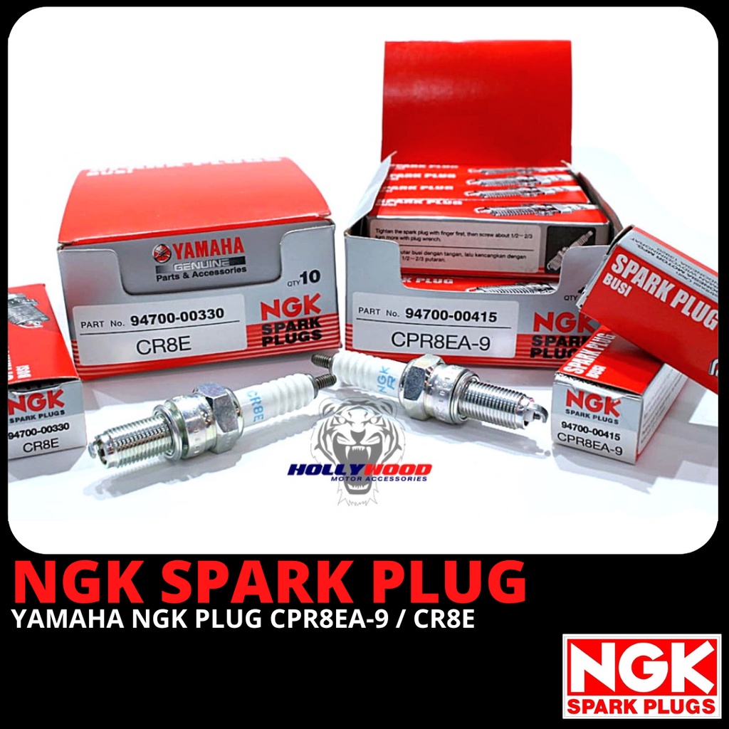 YAMAHA NGK PLUG CPR8EA9 FOR LC135 NMAX NVX PULSAR RS200 NS200 CR8E FOR