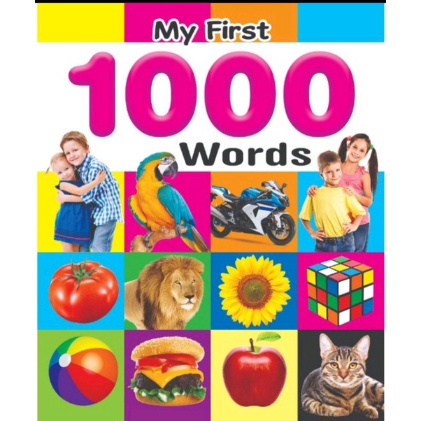 My First 1000 Words kids book buku 1000 perkataan pertama bergambar ...