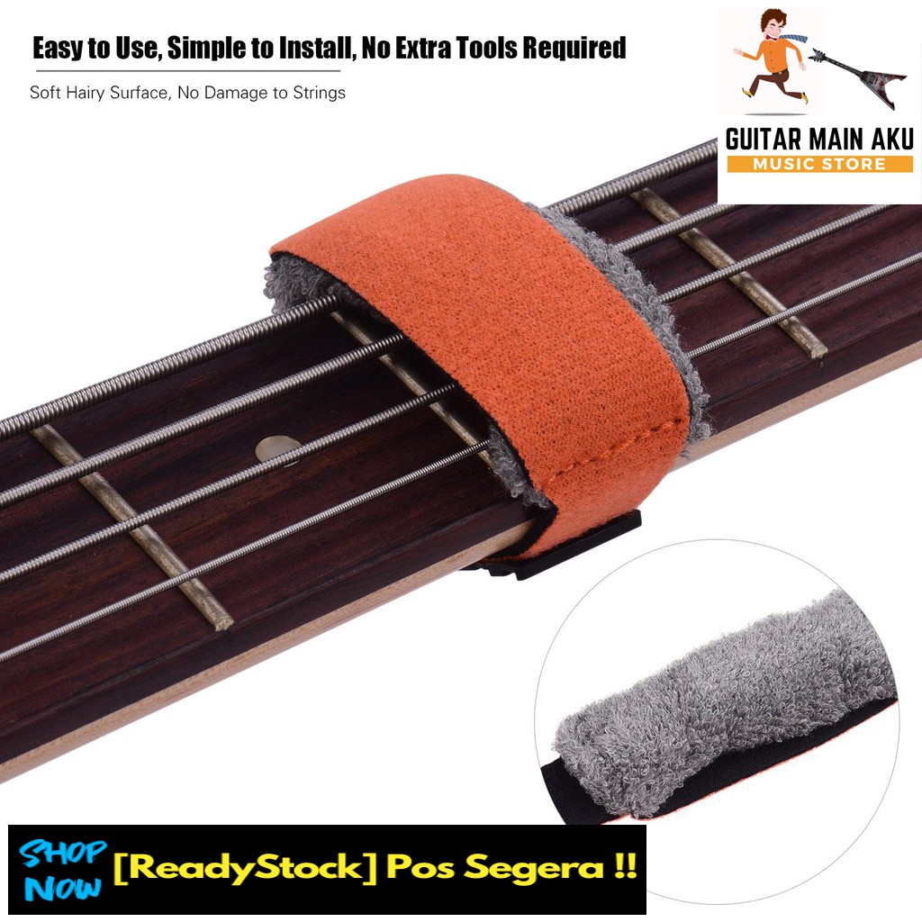 Guitar Gear Fret Wraps 18cm Length Strings Muter for 6String Bass