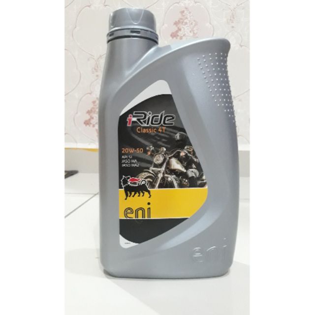Eni Engine oil Minyak 4T 1liter 20W50 Synthethic (RS150 Y15R RXZ LC135