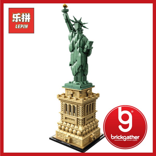 LEPIN 17011 Architecture Statue of Liberty Shopee Malaysia