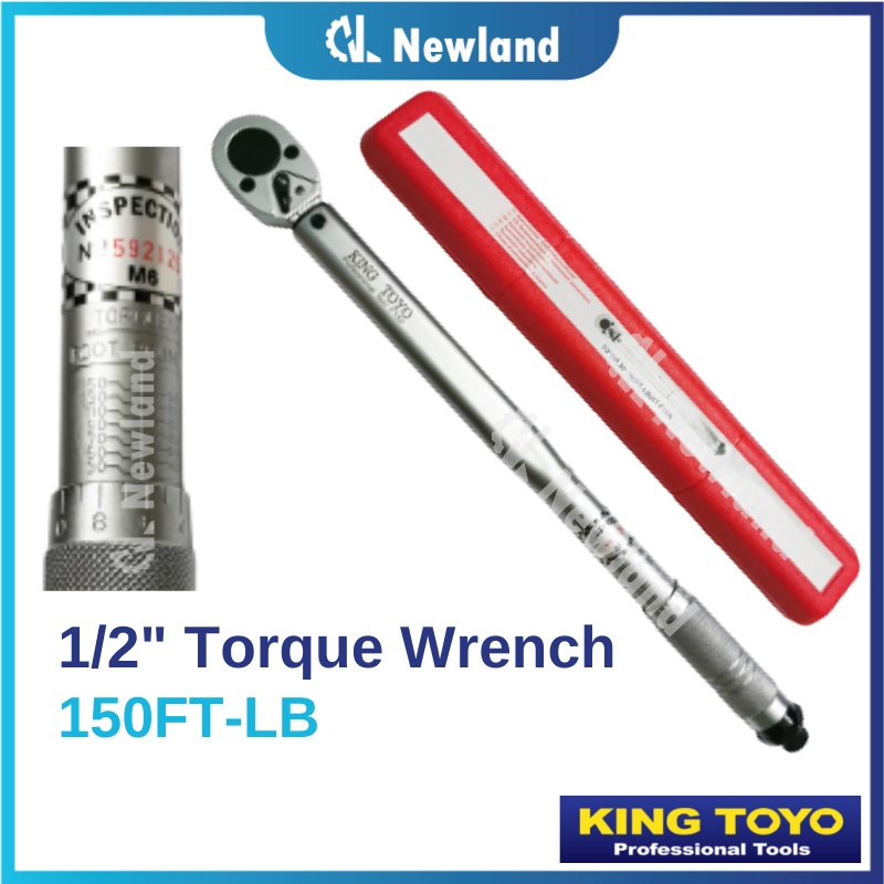 King Toyo Torque Wrench 1/2 / Tork Wrench / Toque Wrench / 1/2" 470MM