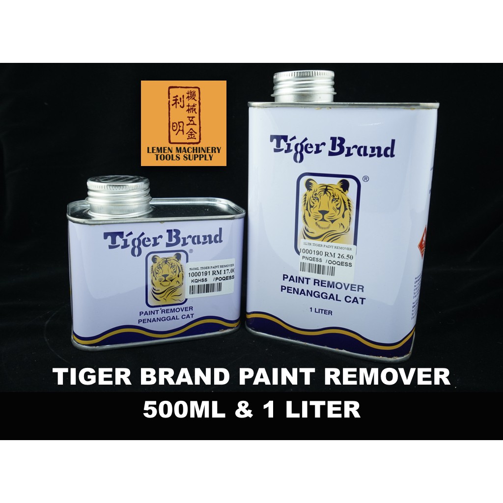 Tiger Brand Paint Remover 0.5Litre & 1Liter Shopee Malaysia