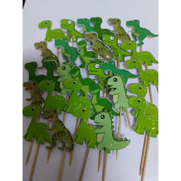 DINASOUR CUPCAKES TOPPER 30PCS Shopee Malaysia