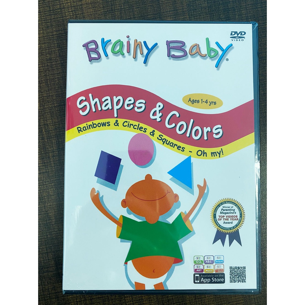 DVD Children Education Brainy Baby Shapes & Colors Rainbow & Circles