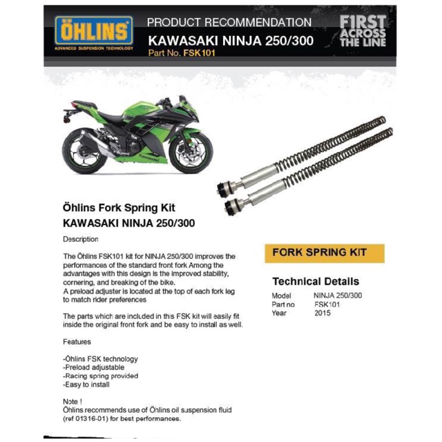 ninja 250 ohlins