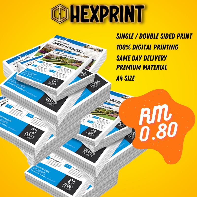 ( RM 0.80 ) SERVICE PRINTING MURAH ( THESIS / DOCUMENT / KERJA SEKOLAH