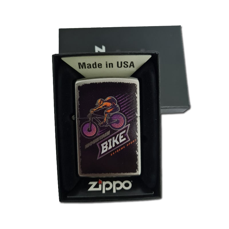 (READY STOCK) Zippo Lighter 205 Extreme Sport Bike Design / Zippo