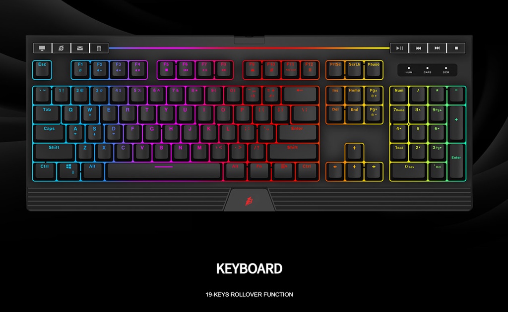 1st Player DK9.0 DEATH KNIGHT Gaming Keyboard Mouse Headset MousePad ...