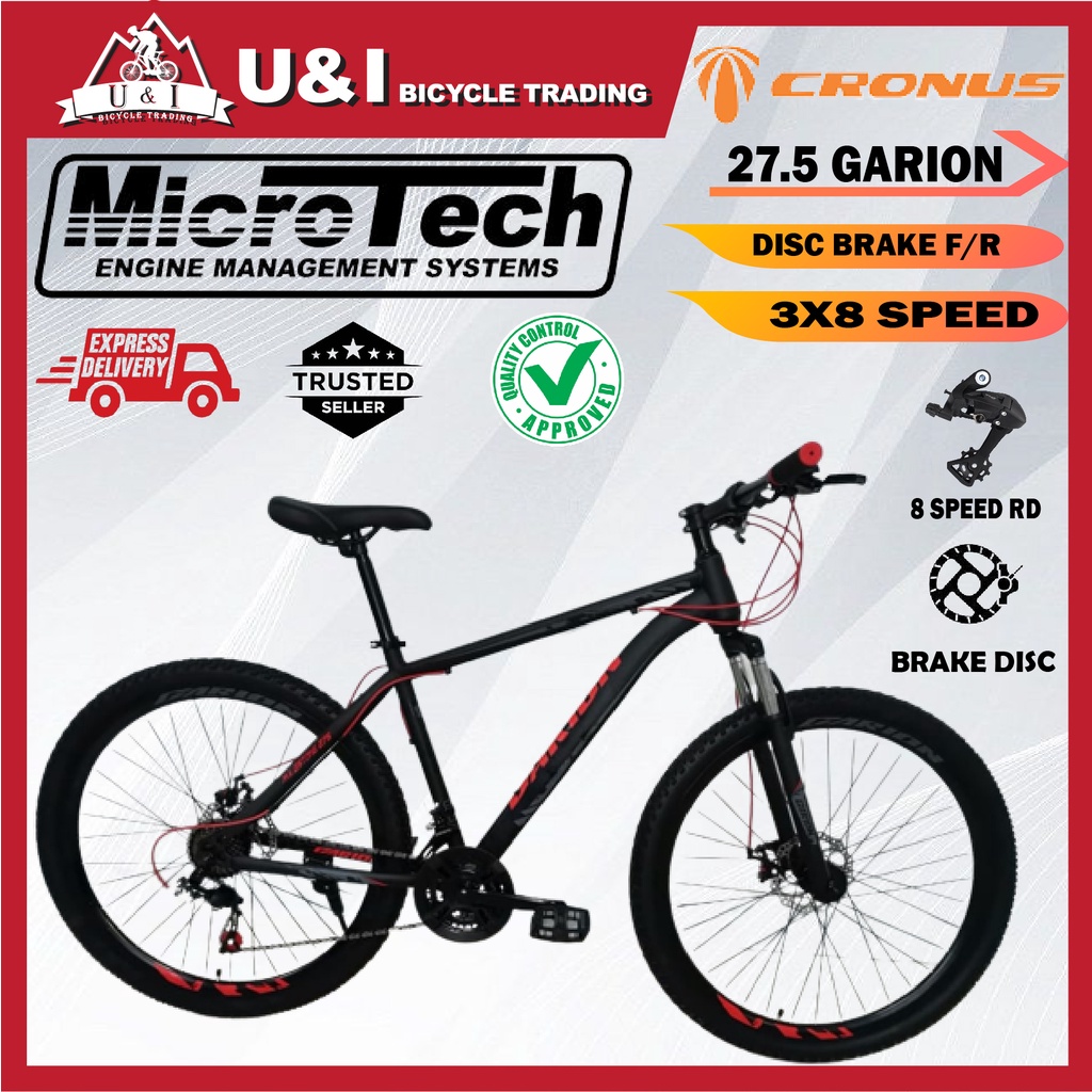 GARION 710 910 27.5 650B 27.5 Alloy Hardtail Mountain Bike Brake Disc 24 Speed MTB Shopee Malaysia