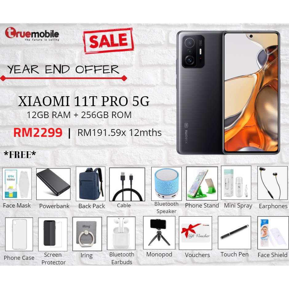 Xiaomi 11T Pro 5G (12GB RAM + 256GB) Smartphone