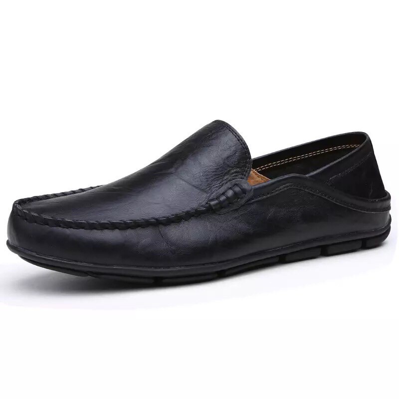 【Wedding Ceremony】Men's Genuine Leather Loafers Male Casual Leather ...
