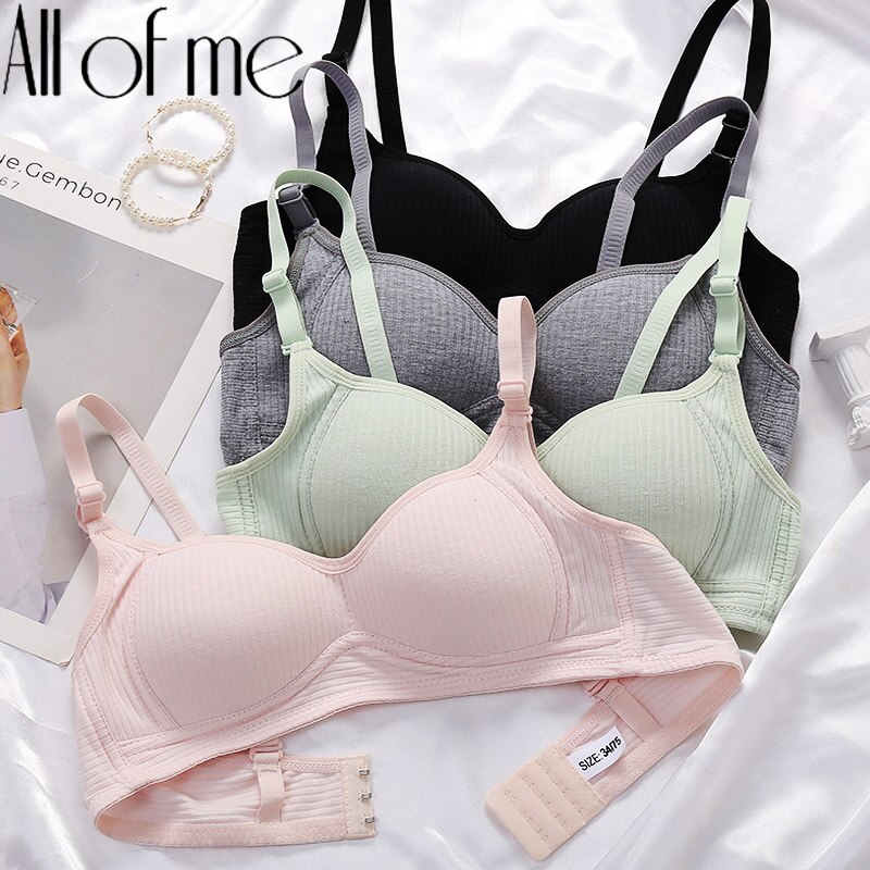 All of me Women's Lingerie Cotton Bra Sexy Push Up Brassiere Female ...