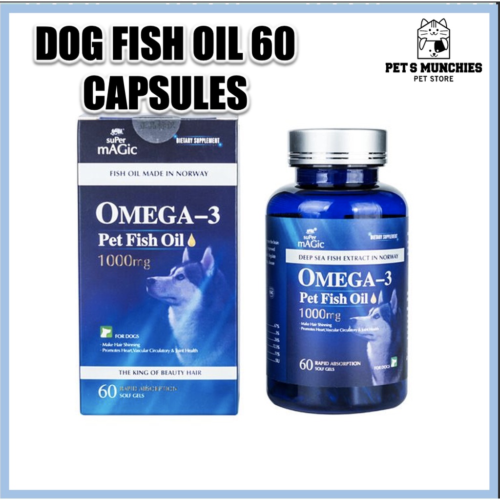 USA BRAND Salmon Oil for Cat Fish Oil for Dog Fish Oil Dog Supplements Fish Oil Minyak Ikan