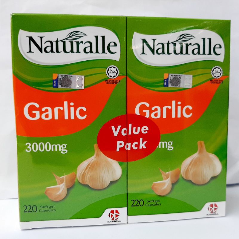 NATURALLE GARLIC OIL 300MG 2X100'S (EXP 2/23) Shopee Malaysia