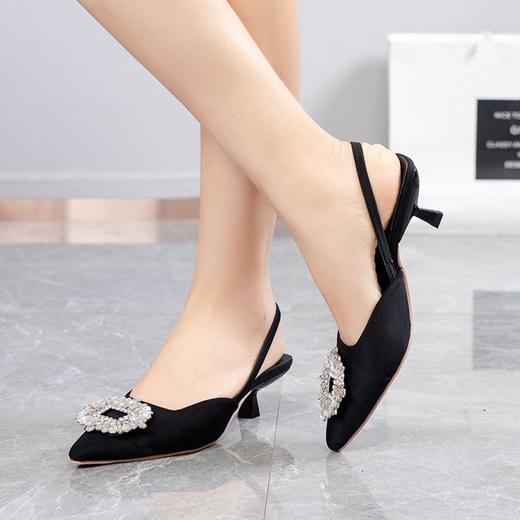 SWEETC Local Ready Stock Kasut raya perempuan Raya Heels 2024 Plus Size ...